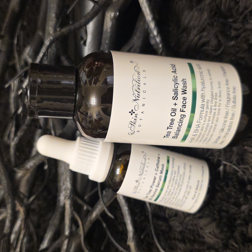 Skin Nutrition Botanicals Tea Tree Power+Caffeine +Salicylic Acid Face Wash